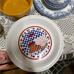 Cherry Pie Ceramic Plate